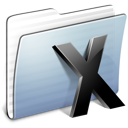Graphite Stripped Folder System Icon 128x128 png